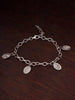 Four Flower Charm Bracelet