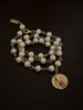 Gold pearl necklace