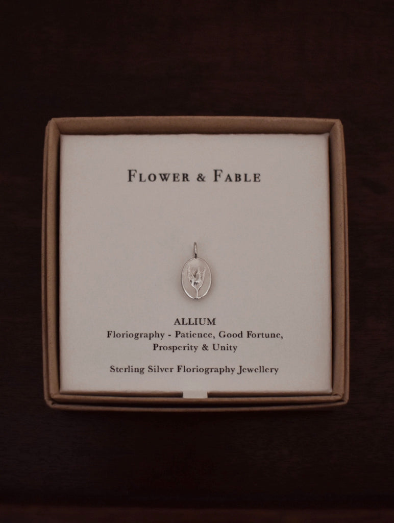 Sterling Silver Allium Charm