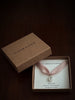 Sterling Silver Allium charm, ribbon choker