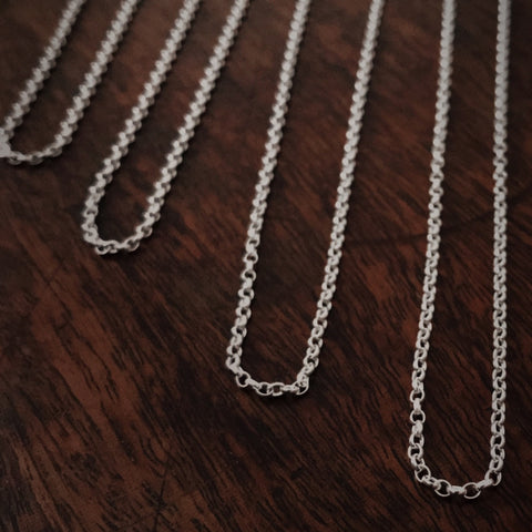 Sterling Silver Belcher Necklace Chain
