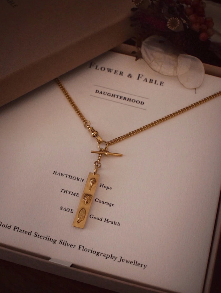 Sterling Silver Bar Necklace
