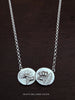 Double Coin Heavy Belcher Chain Necklace - Sterling Silver