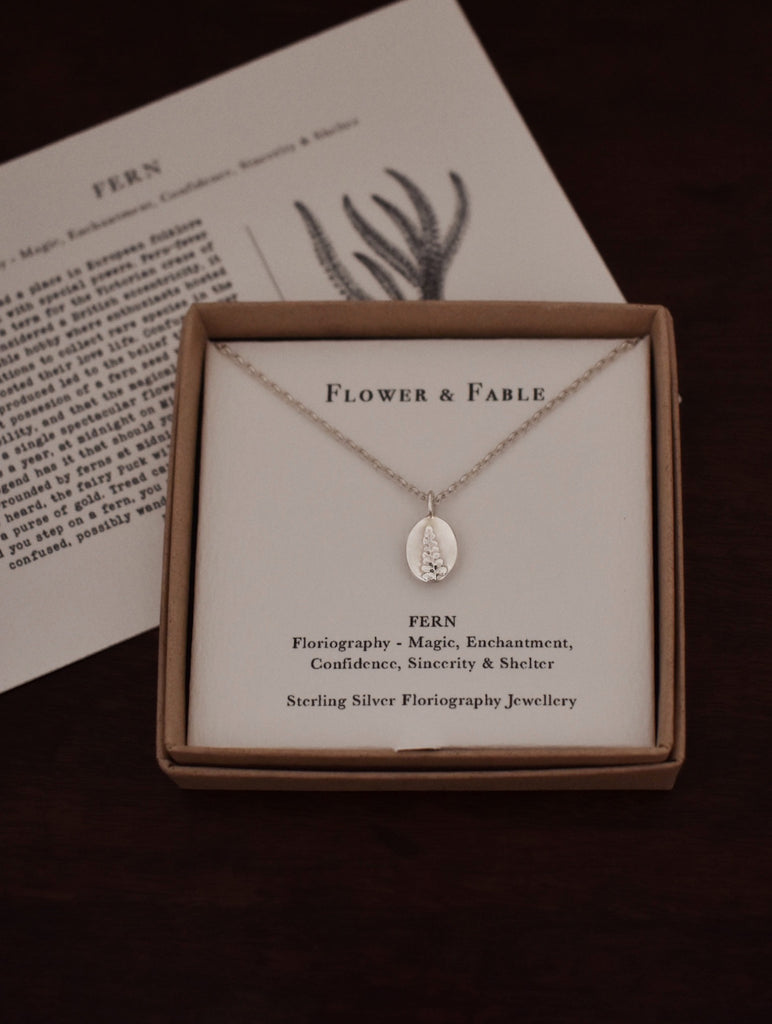 Fern Charm Belcher Necklace