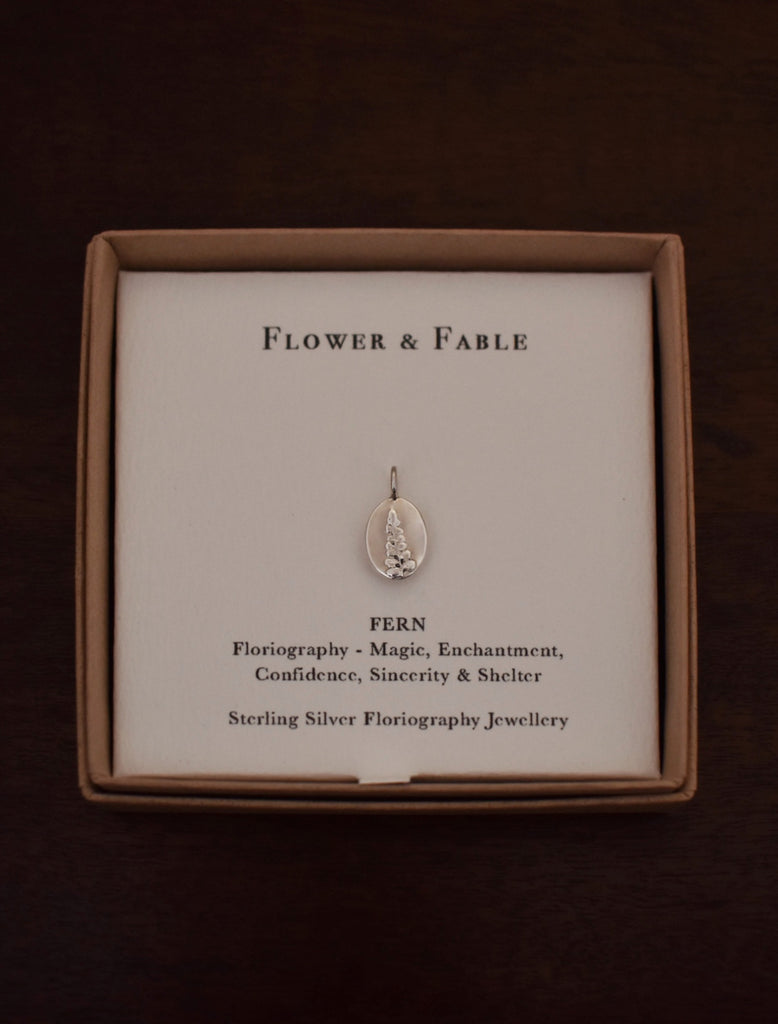 Fern Charm - Sterling Silver