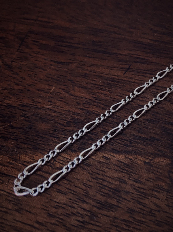 sterling silver figaro necklace chain