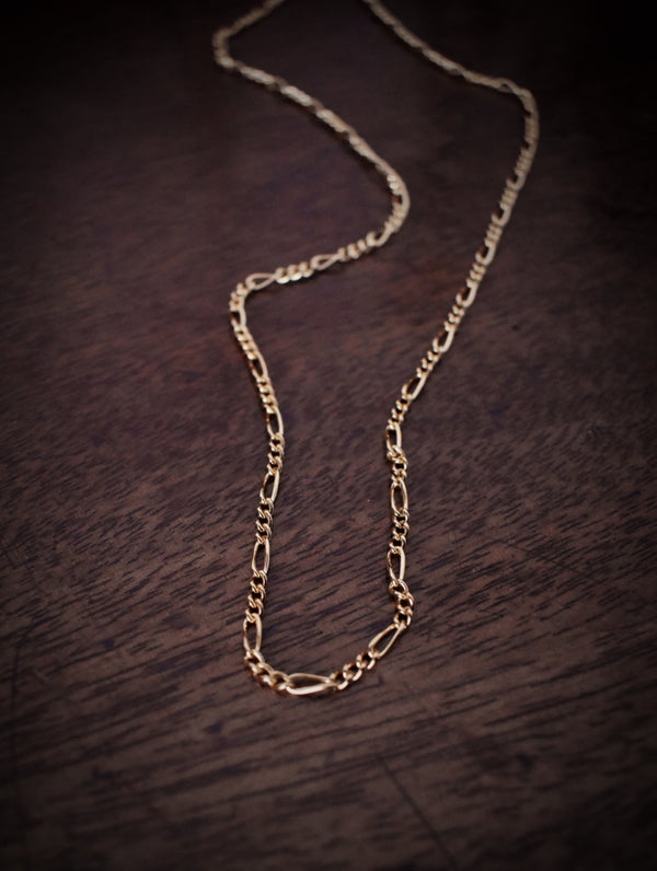 Gold Figaro Necklace Chain
