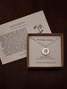 Forget Me Not Coin Charm Necklace - Sterling Silver