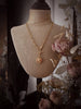 Gold Figaro Watch Chain Poppy Coin Charm