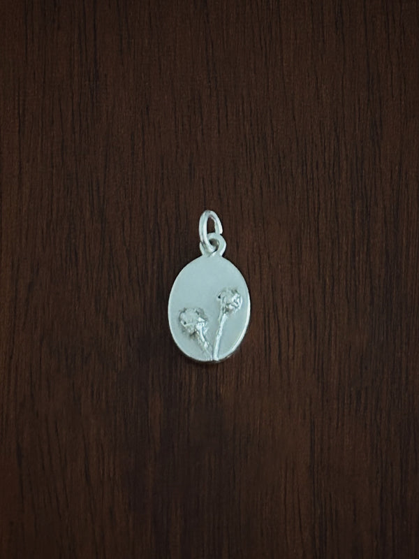 Silver Hawthorn Medal Charm 