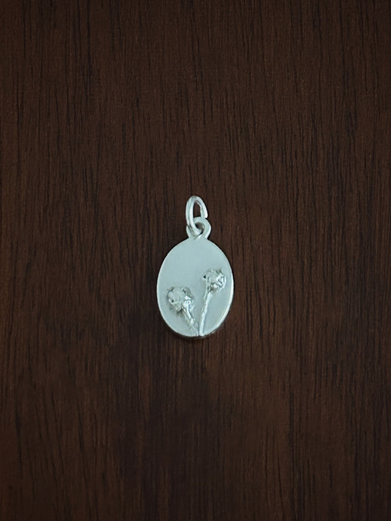 Silver Hawthorn Medal Charm 