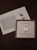 Poppy Coin Charm Necklace - Sterling Silver