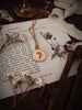 Gold Poppy Coin Necklace