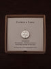 Primrose Coin Charm - Sterling Silver