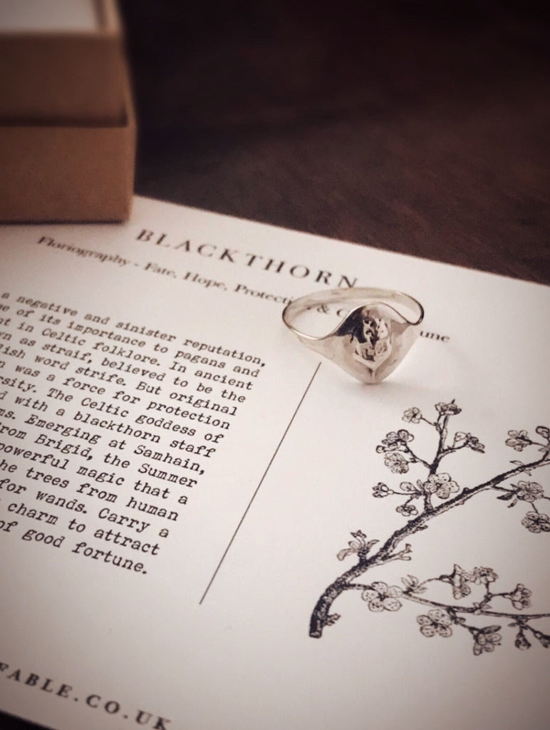 Blackthorn Ring - Fate, Hope, Protection & Good Fortune