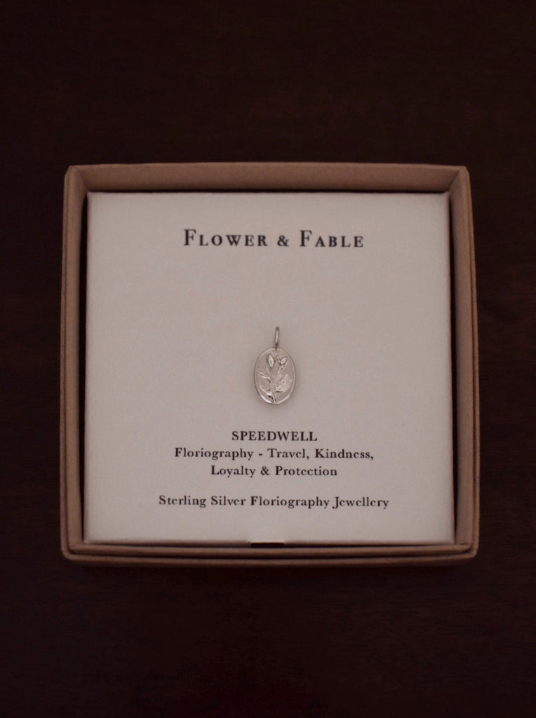 Speedwell Charm - Sterling Silver