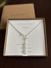 Sterling Silver Strength Watch Chain Necklace