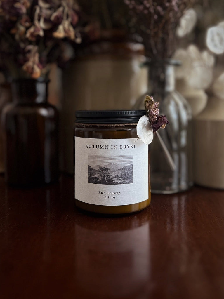 AUTUMN IN ERYRI CANDLE ~ Rich, Brambly & Cosy - Flower & Fable