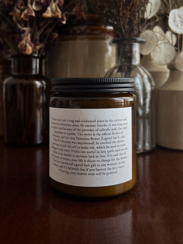 BLUEBELL CANDLE ~ For Loyalty, Constancy, Humility & Gratitude - Flower & Fable