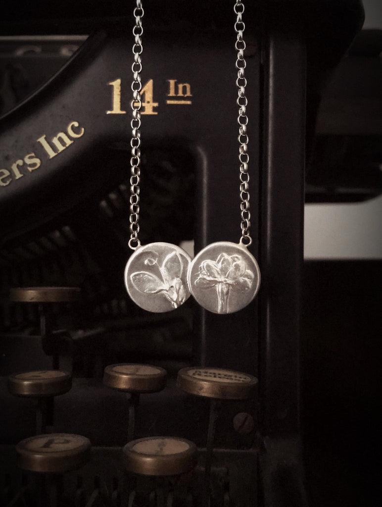 Double Coin Necklace - Flower & Fable