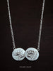 Double Coin Necklace - Flower & Fable
