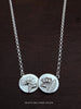 Double Coin Necklace - Flower & Fable