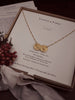 Double Coin Necklace - Flower & Fable