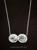 Double Coin Necklace - Flower & Fable