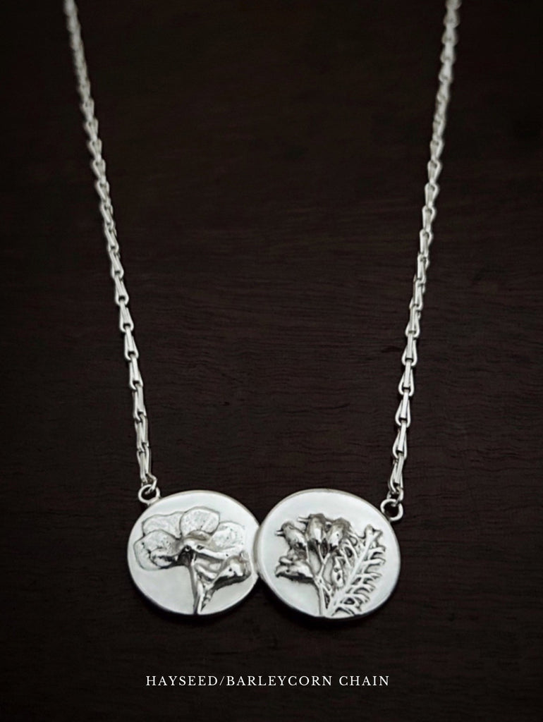 Double Coin Necklace - Flower & Fable