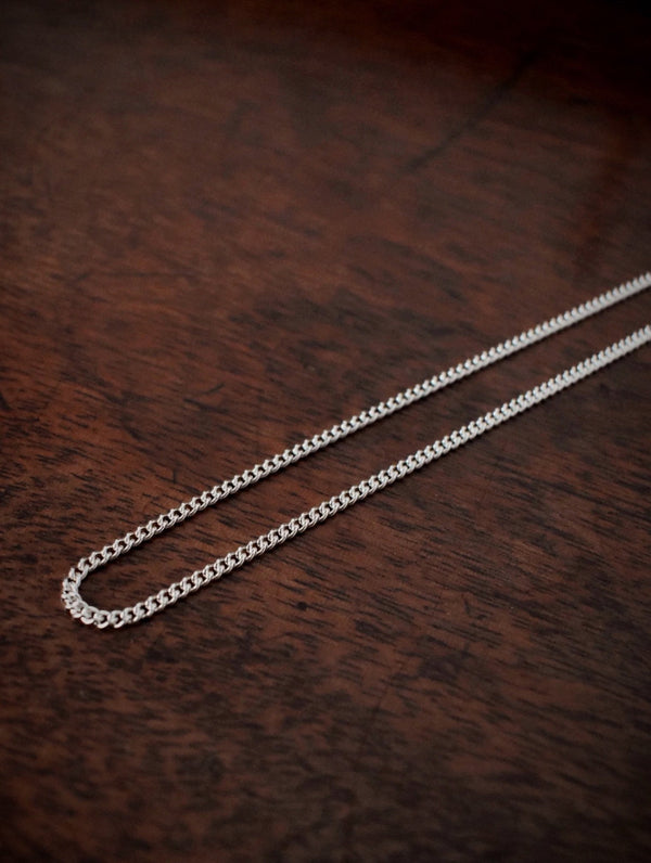 FINE CURB NECKLACE (Necklace Only) - Flower & Fable