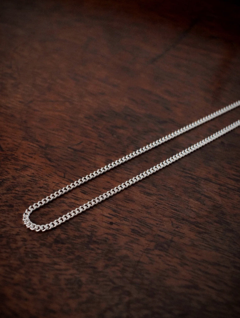 FINE CURB NECKLACE (Necklace Only) - Flower & Fable