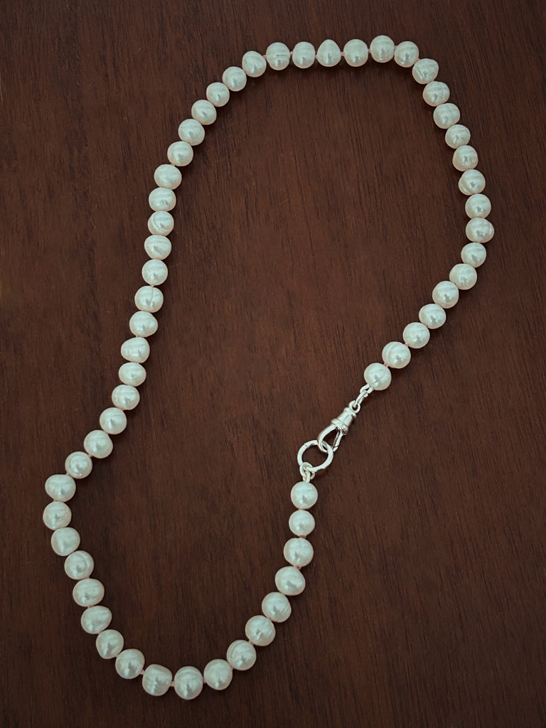 HAND KNOTTED PEARL NECKLACE (Necklace Only) - Flower & Fable