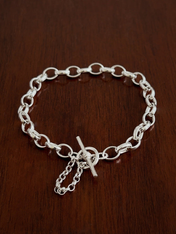 HEAVY OVAL BELCHER BRACELET (Bracelet Only) - Flower & Fable
