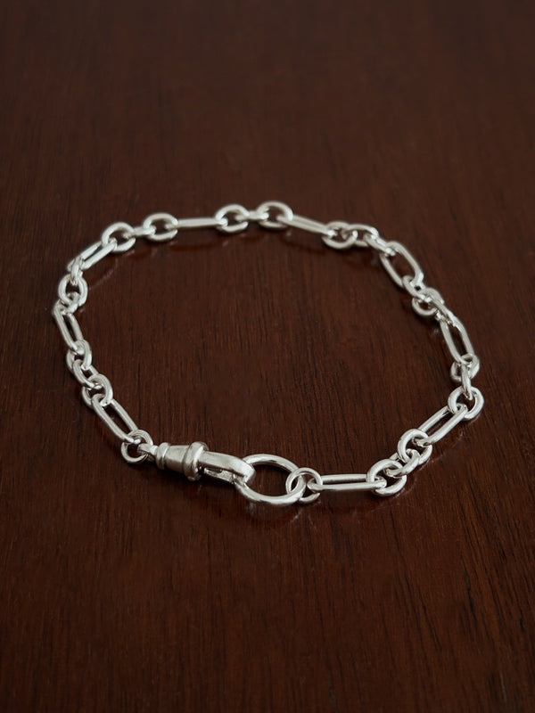 HEAVY TRACE FIGARO BRACELET (Bracelet Only) - Flower & Fable