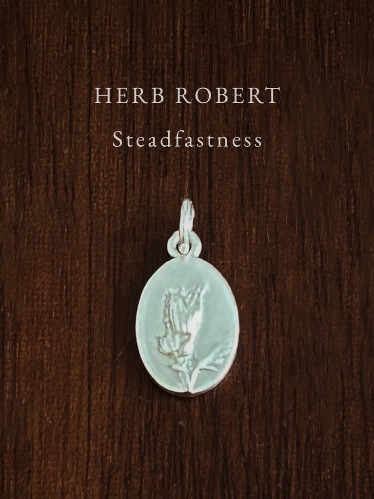 HERB ROBERT ~ For Steadfastness - Flower & Fable