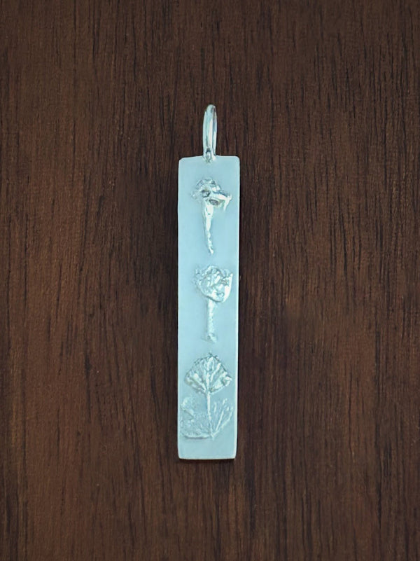 LUCK ~ Bar Pendant - Flower & Fable