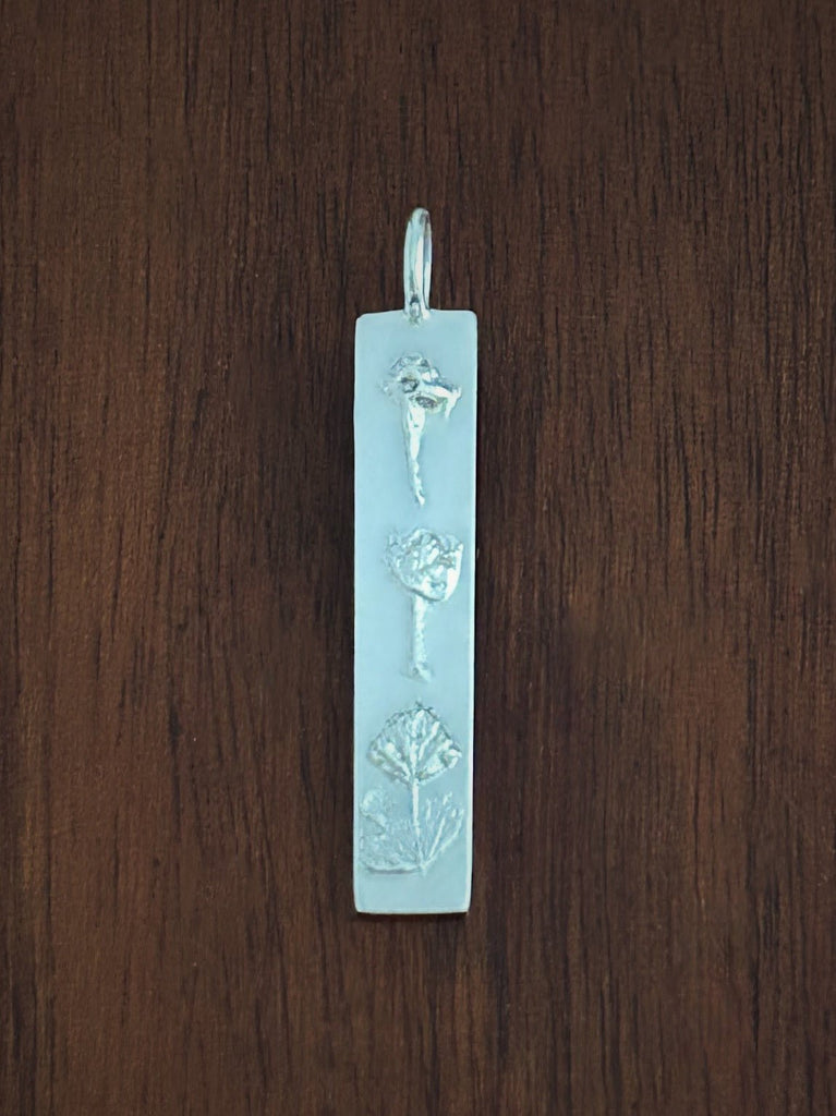 LUCK ~ Bar Pendant - Flower & Fable