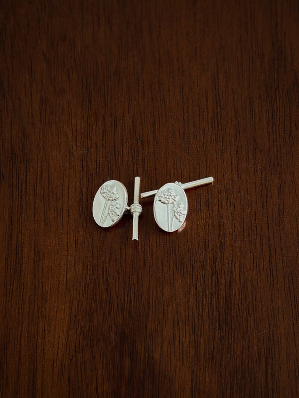 Medal T-Bar Cufflinks - Flower & Fable