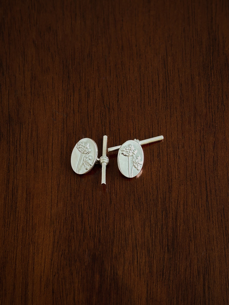 Medal T-Bar Cufflinks - Flower & Fable