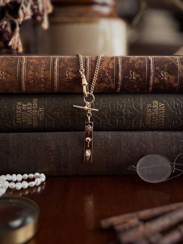 MOTHERHOOD ~ Bar Pendant - Flower & Fable