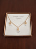 TRIPLE CHARM BELCHER NECKLACE - Flower & Fable