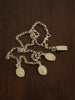 TRIPLE CHARM BELCHER NECKLACE - Flower & Fable