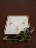 TRIPLE CHARM BELCHER NECKLACE - Flower & Fable
